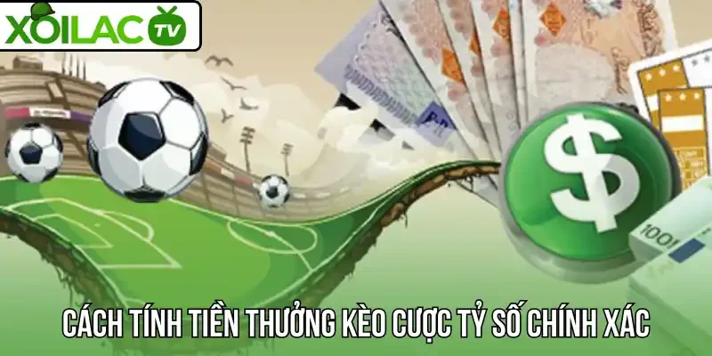 Cách tính tiền thưởng kèo cược tỷ số chính xác