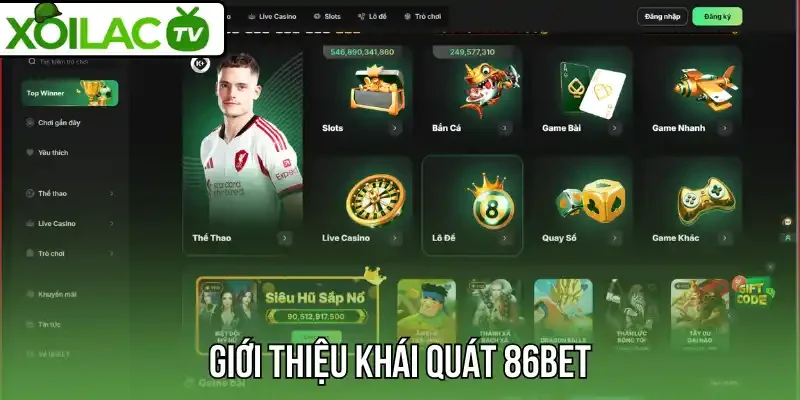 Giới thiệu khái quát 86bet